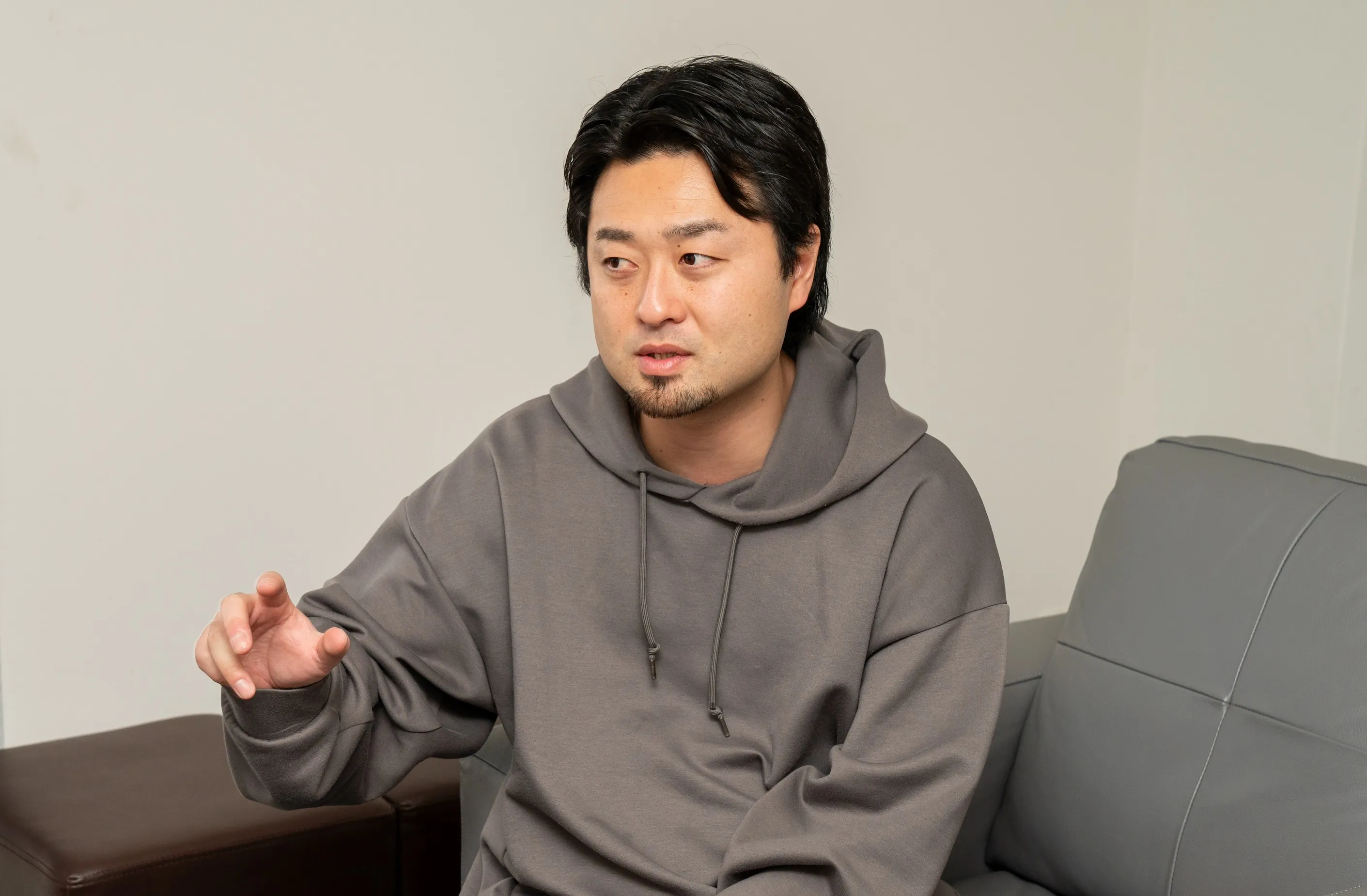 インタビュー風景