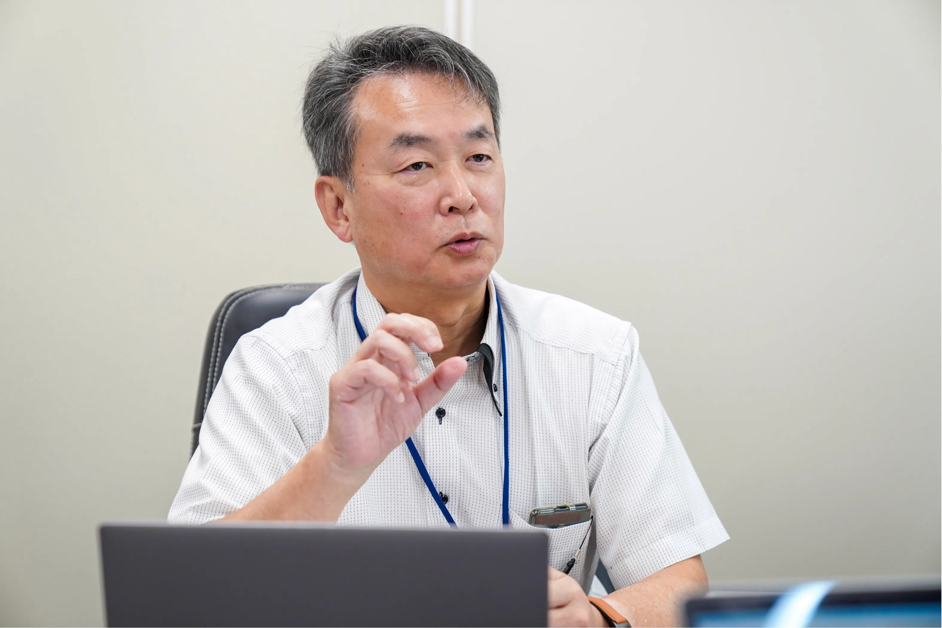 インタビュー風景