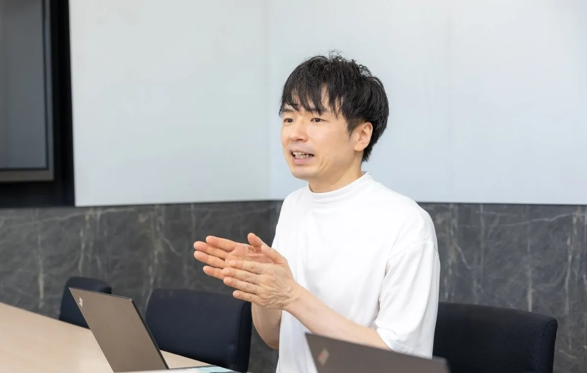 インタビュー風景