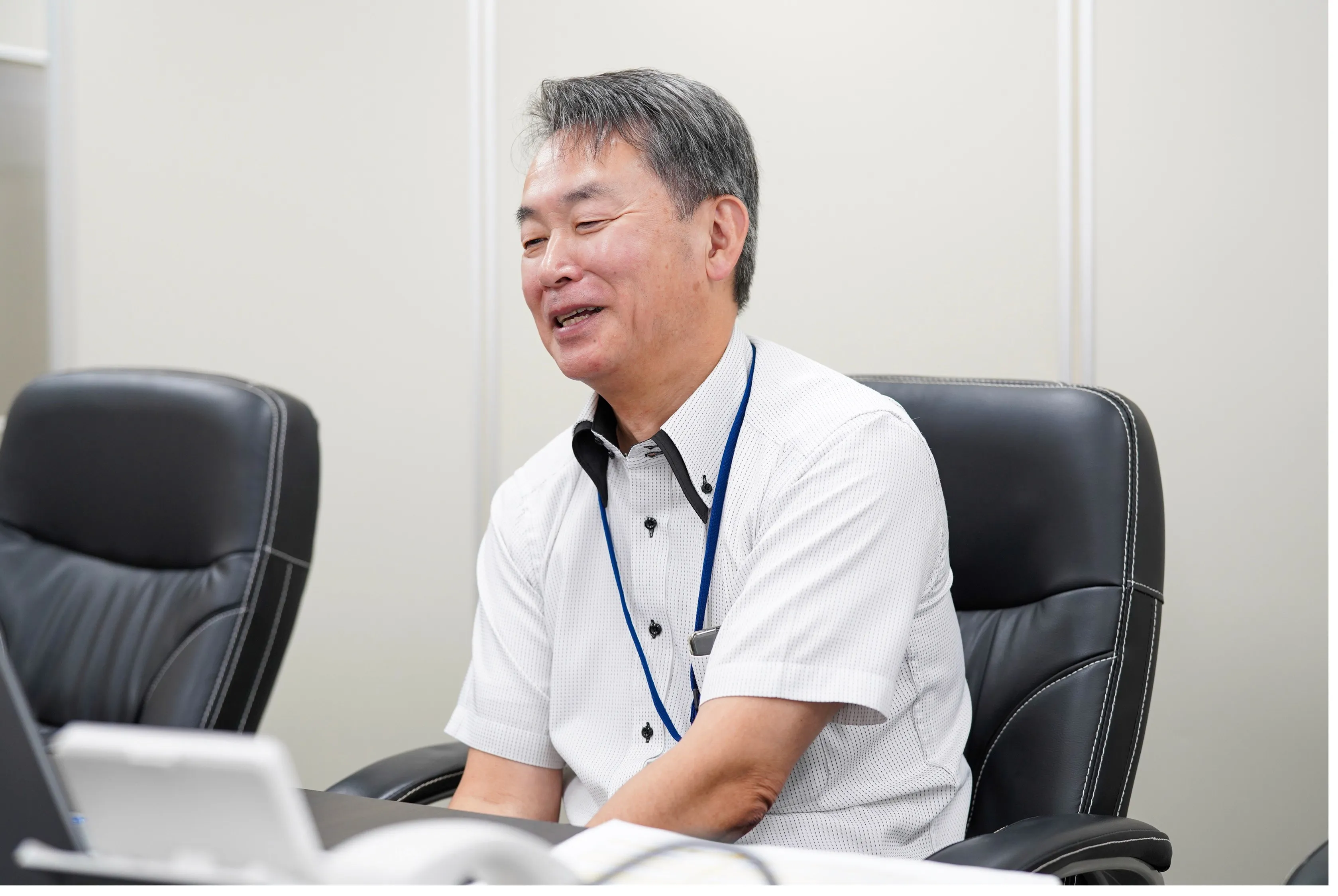 インタビュー風景