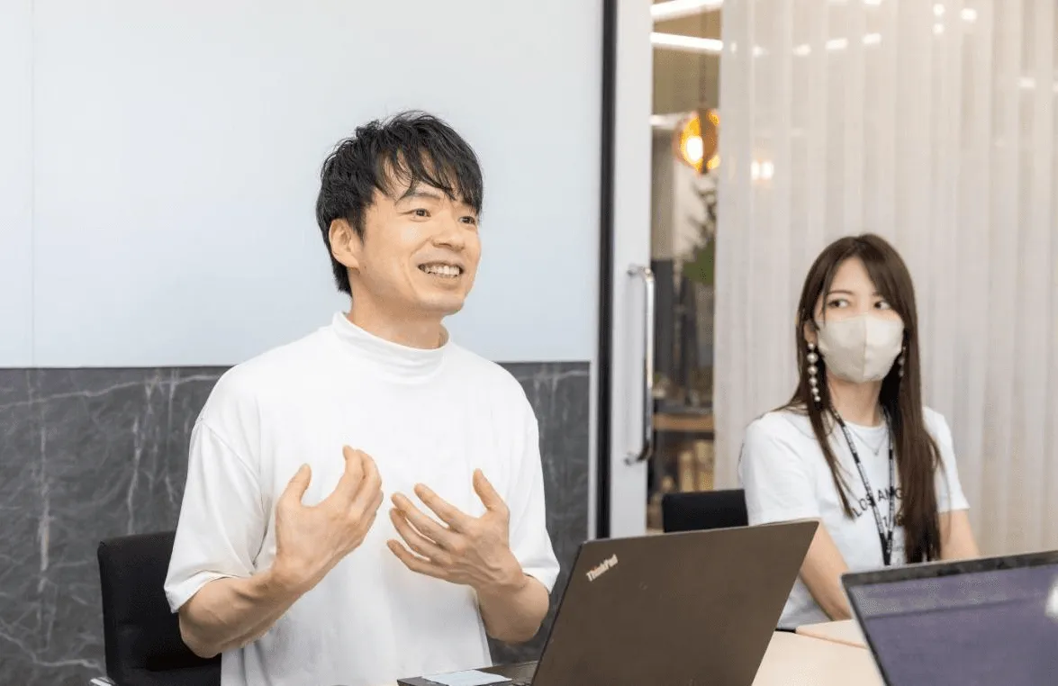 インタビュー風景